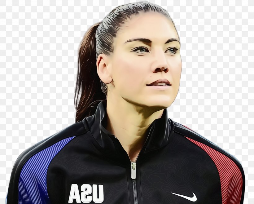 Soccer Cartoon, PNG, 2232x1792px, Hope Solo, Black Hair, Chin, Ear, Eyebrow Download Free