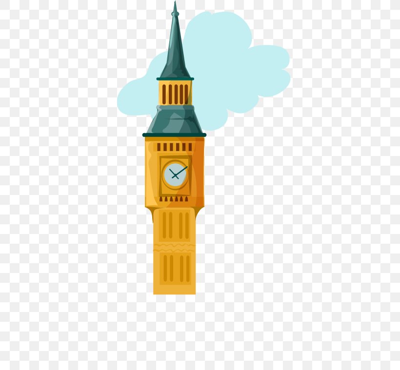 Big Ben Clock Tower, PNG, 582x759px, Big Ben, Cartoon, Clock Tower, Drawing, Gratis Download Free