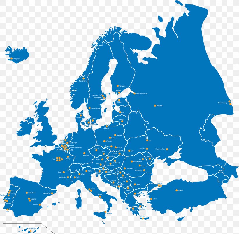 Board Of European Students Of Technology Blank Map, PNG, 2313x2267px, Europe, Area, Blank Map, Blue, Border Download Free