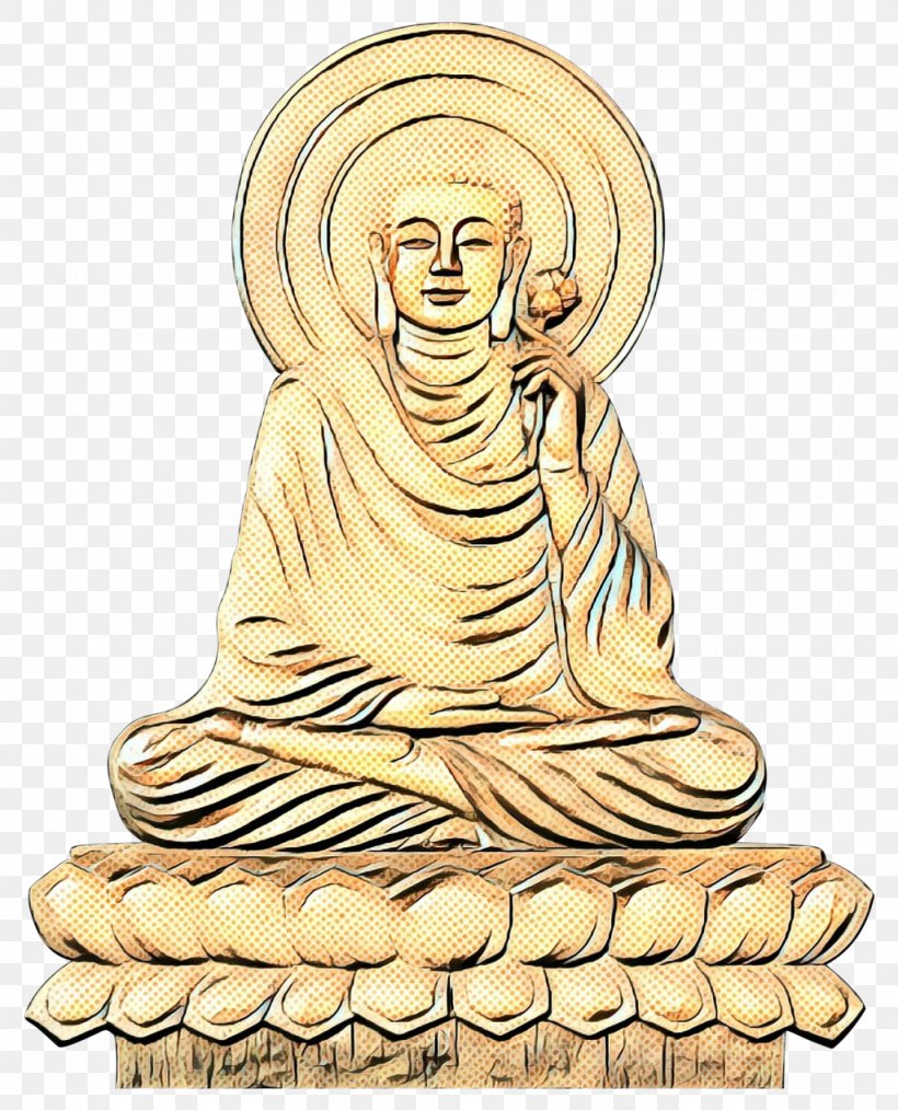 Pop Art Retro Vintage, PNG, 1024x1267px, Pop Art, Brass, Carving, Gautama Buddha, Gold Download Free