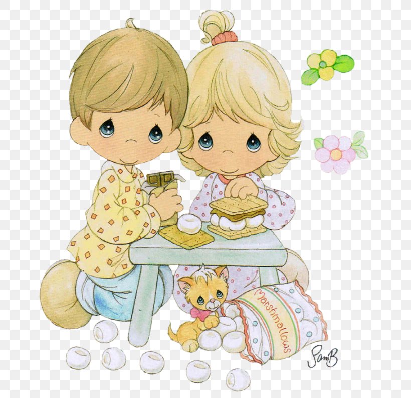 Precious Moments, Inc. Drawing Figurine, PNG, 711x795px, Watercolor, Cartoon, Flower, Frame, Heart Download Free