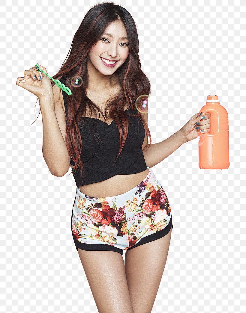 Yoon Bora Sistar Touch My Body K-pop Loving U, PNG, 715x1045px, Watercolor, Cartoon, Flower, Frame, Heart Download Free