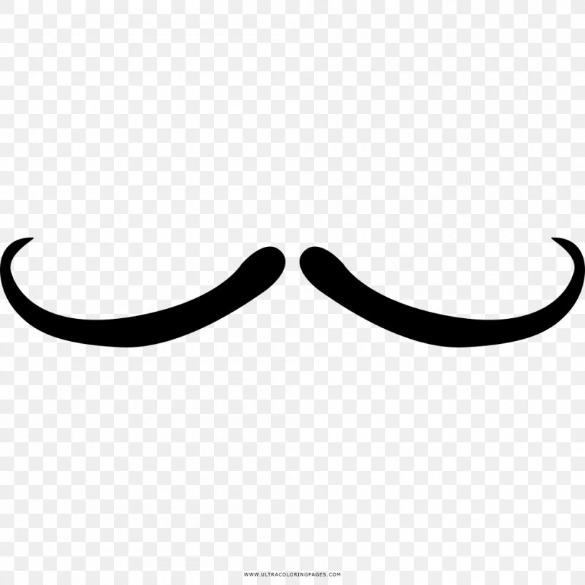 Drawing Coloring Book Moustache Nose, PNG, 1000x1000px, Drawing, Black And White, Body Jewelry, Coloring Book, Crescent Download Free