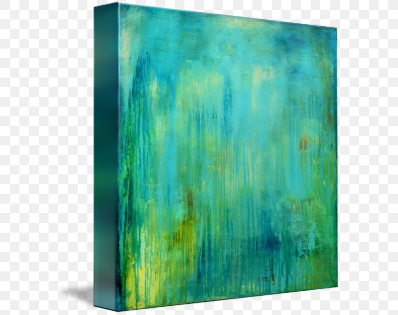 Acrylic Paint Modern Art Gallery Wrap Canvas, PNG, 587x650px, Acrylic Paint, Acrylic Resin, Aqua, Art, Canvas Download Free