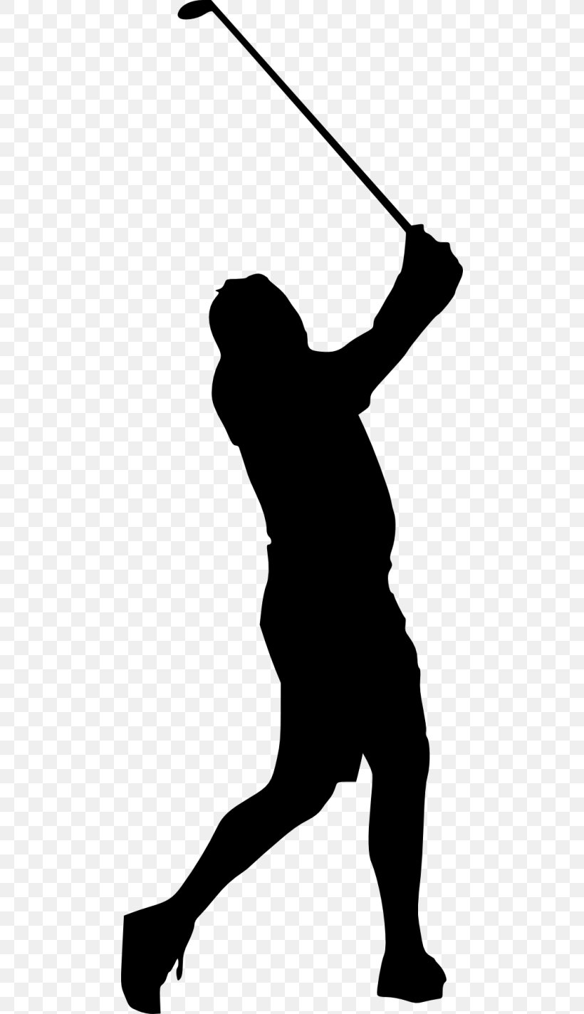 Silhouette Golf Clip Art, PNG, 480x1424px, Silhouette, Black, Black And White, Drawing, Golf Download Free