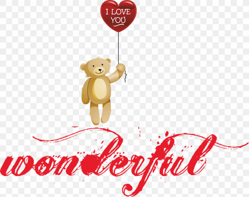 Wonderful Valentines Day, PNG, 2999x2380px, Wonderful, Arizona Coyotes, Bears, Biology, Character Download Free