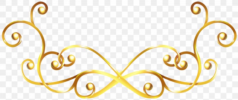 Clip Art Image Transparency Vector Graphics, PNG, 2992x1257px, Decorative Arts, Body Jewellery, Gold, Jewellery, Picture Frames Download Free