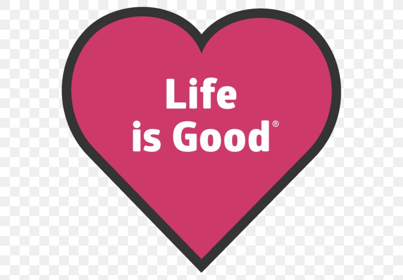 Life Is Good Company Bumper Sticker T-shirt Decal, PNG, 570x570px, Watercolor, Cartoon, Flower, Frame, Heart Download Free