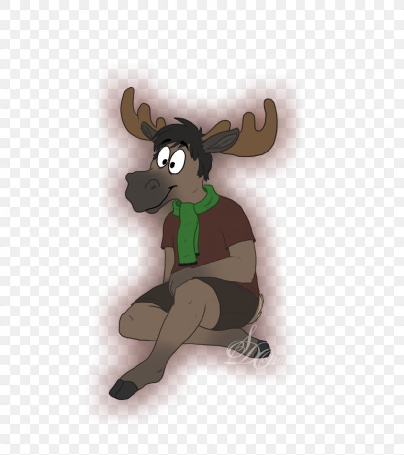 Moose Reindeer Elk Funny Animal, PNG, 843x948px, Moose, Art, Cake, Cartoon, Cattle Download Free