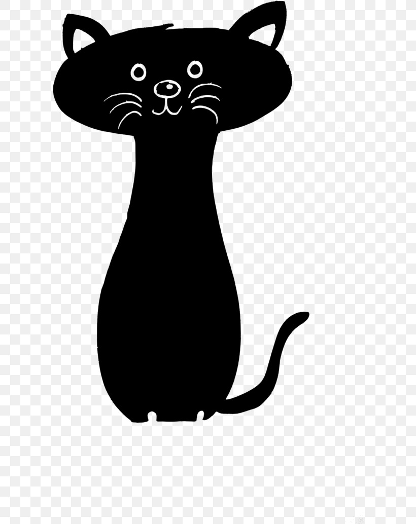 Black Cat Cat Cartoon Whiskers Small To Medium-sized Cats, PNG, 614x1034px, Black Cat, Blackandwhite, Cartoon, Cat, Small To Mediumsized Cats Download Free
