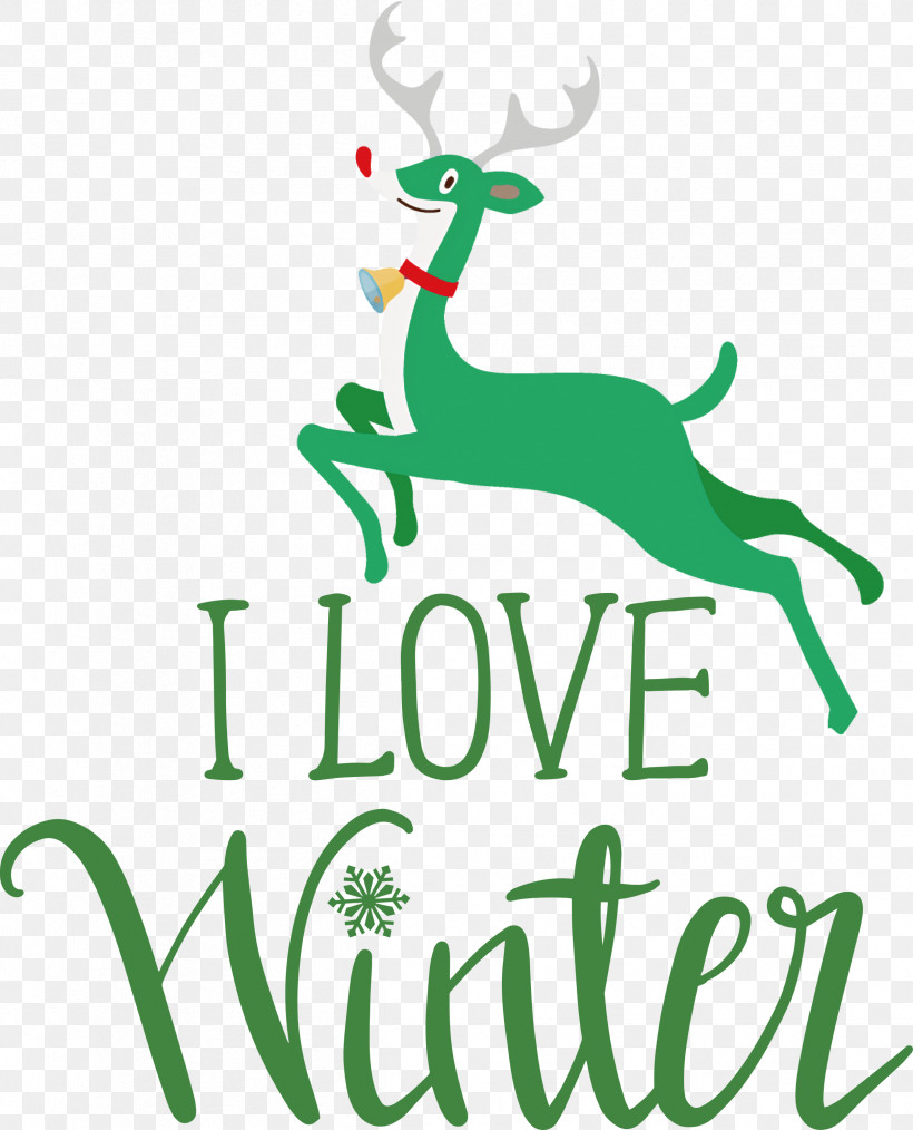 I Love Winter Winter, PNG, 2424x3000px, I Love Winter, Antler, Deer, Line, Logo Download Free