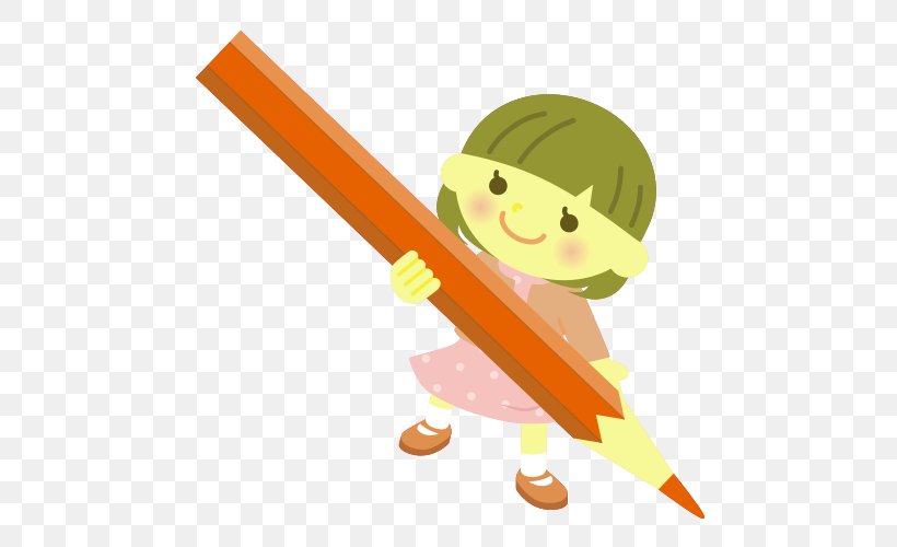 Pencil Drawing Cartoon, PNG, 500x500px, Pencil, Animation, Blue Pencil, Cartoon, Child Download Free