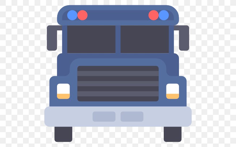 Bus Prisoner Transport Vehicle Icon, PNG, 512x512px, Bus, Blue, Flat Design, Police Officer, Prison Download Free