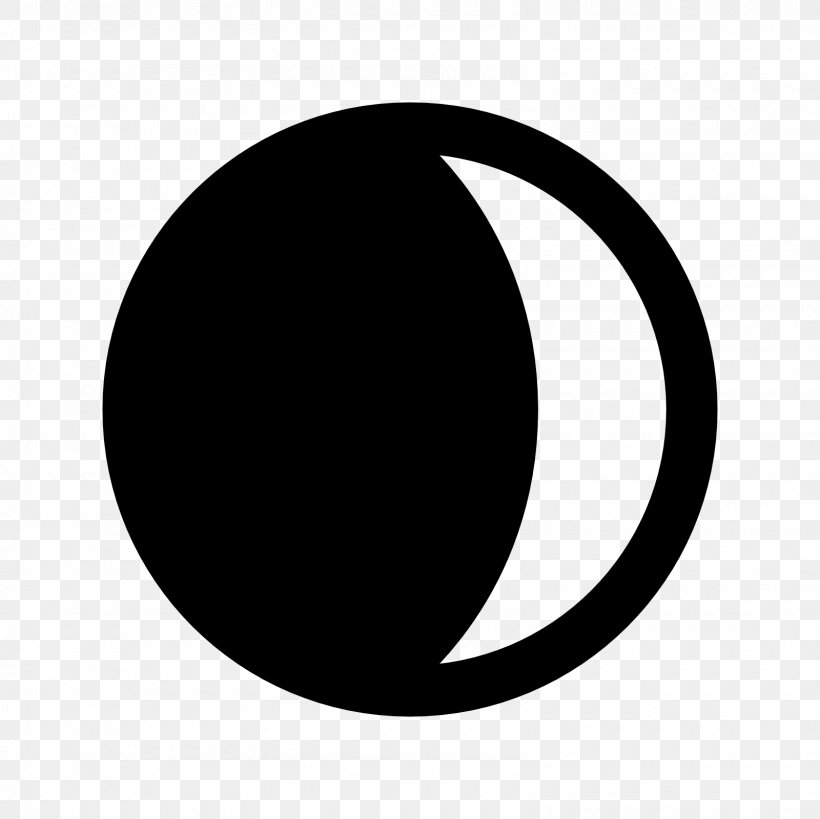 Lunar Phase Crescent Moon Symbol Clip Art, PNG, 1600x1600px, Lunar Phase, Arc, Black, Black And White, Crescent Download Free