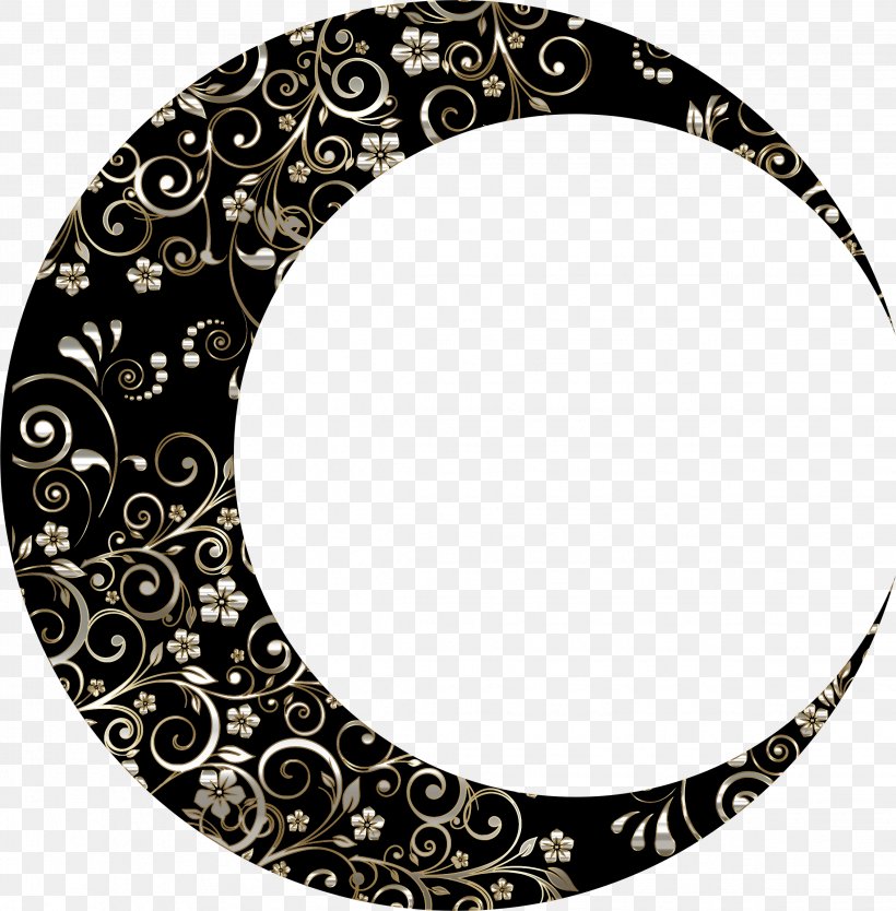 New Moon Lunar Phase Clip Art, PNG, 2264x2304px, Moon, Art, Body Jewelry, Crescent, Line Art Download Free