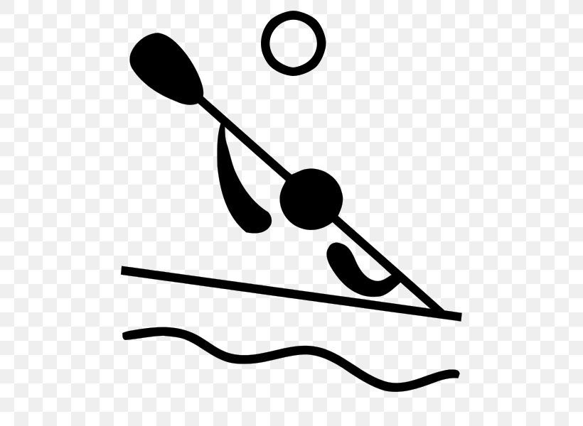 Canoe Polo Kayak Canoeing Clip Art, PNG, 600x600px, Canoe Polo, Artwork, Black And White, Brand, Canoe Download Free
