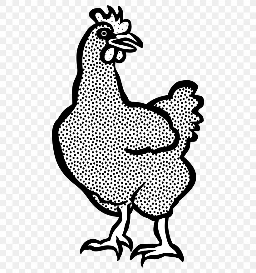 Chicken Drawing Line Art Clip Art, PNG, 2250x2400px, Chicken, Area, Art, Artwork, Beak Download Free