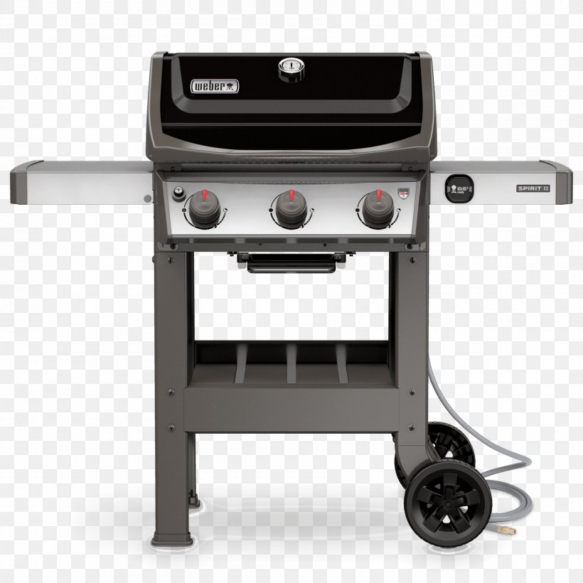 Barbecue Weber Spirit II E-310 Weber-Stephen Products Natural Gas Propane, PNG, 1800x1800px, Barbecue, Gas Burner, Gasgrill, Grilling, Kitchen Appliance Download Free