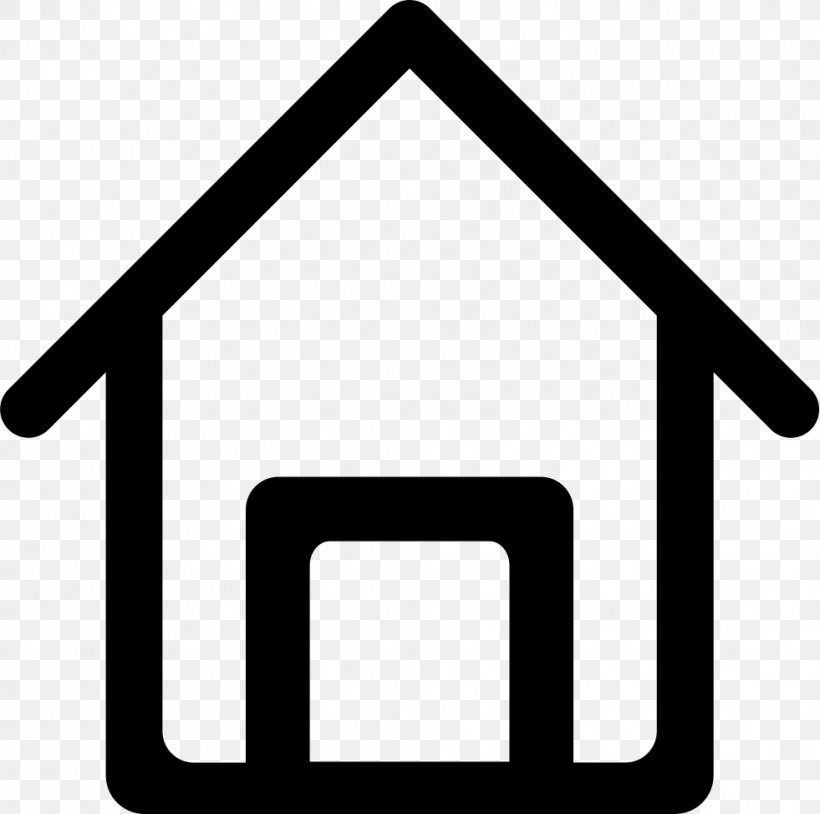 Home Page Icon, PNG, 981x974px, Cdr, Area, Black And White, Guest House, House Download Free
