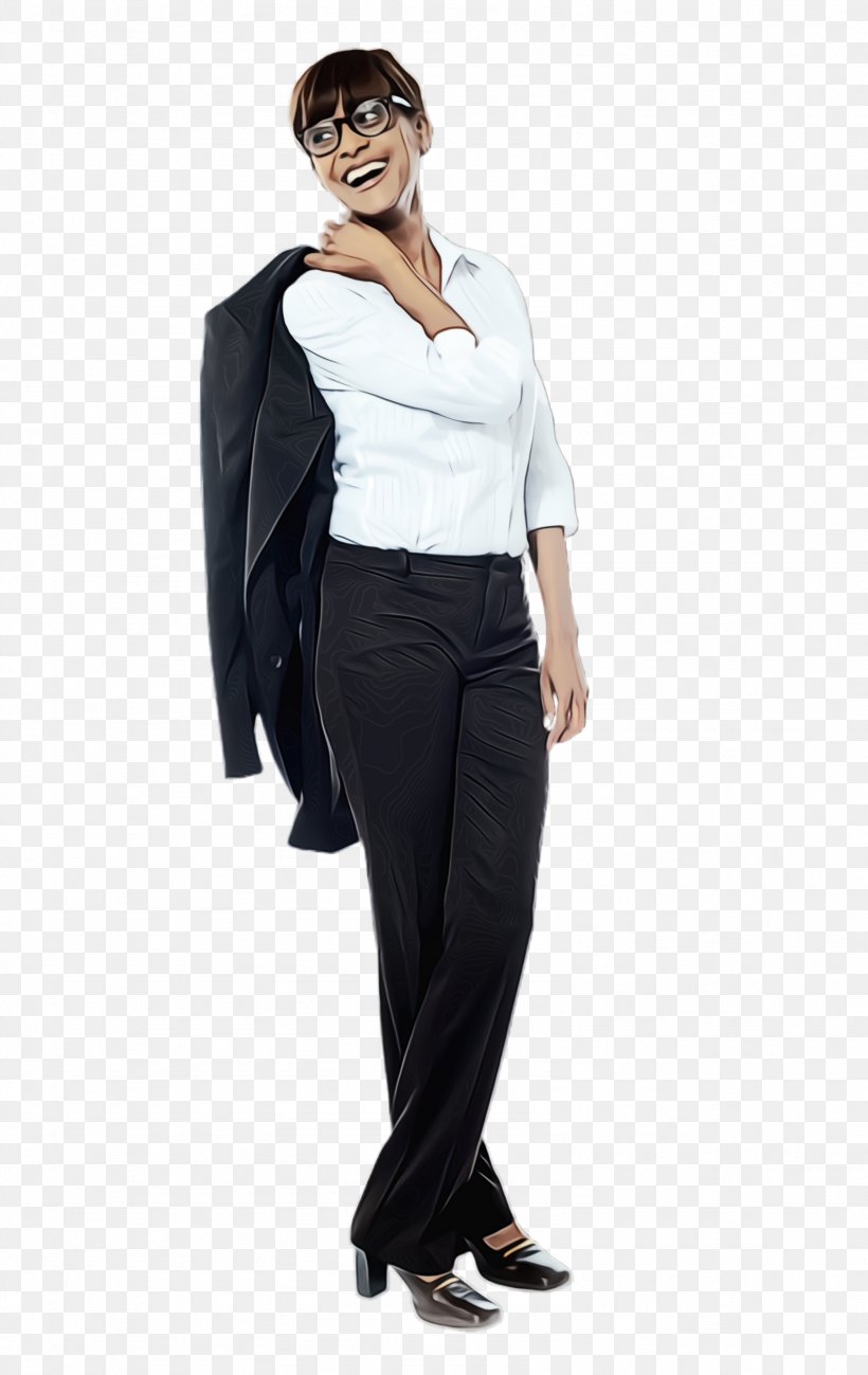 Clothing White Suit Standing Formal Wear, PNG, 1588x2516px, Watercolor, Blouse, Clothing, Formal Wear, Neck Download Free