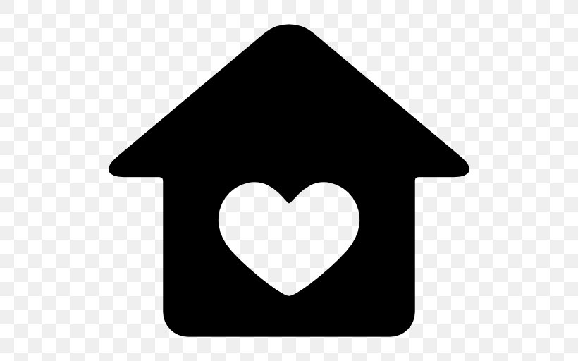 Heart House Home, PNG, 512x512px, Heart, Black, Black And White, Building, Home Download Free