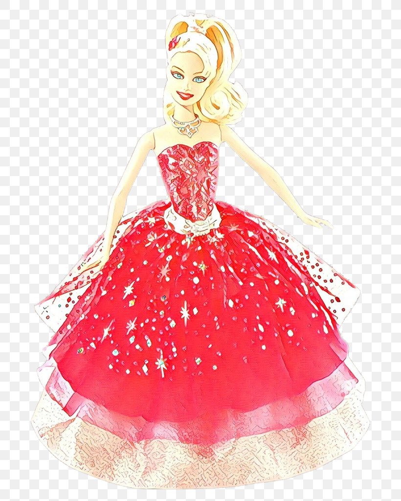 Doll Dress Clothing Pink Toy, PNG, 774x1024px, Cartoon, Barbie, Clothing, Costume, Costume Design Download Free