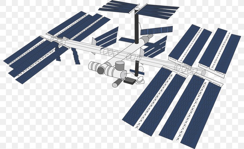 International Space Station Outer Space Spacecraft Clip Art, PNG, 800x501px, International Space Station, Astronaut, Docking And Berthing Of Spacecraft, Drawing, Free Content Download Free