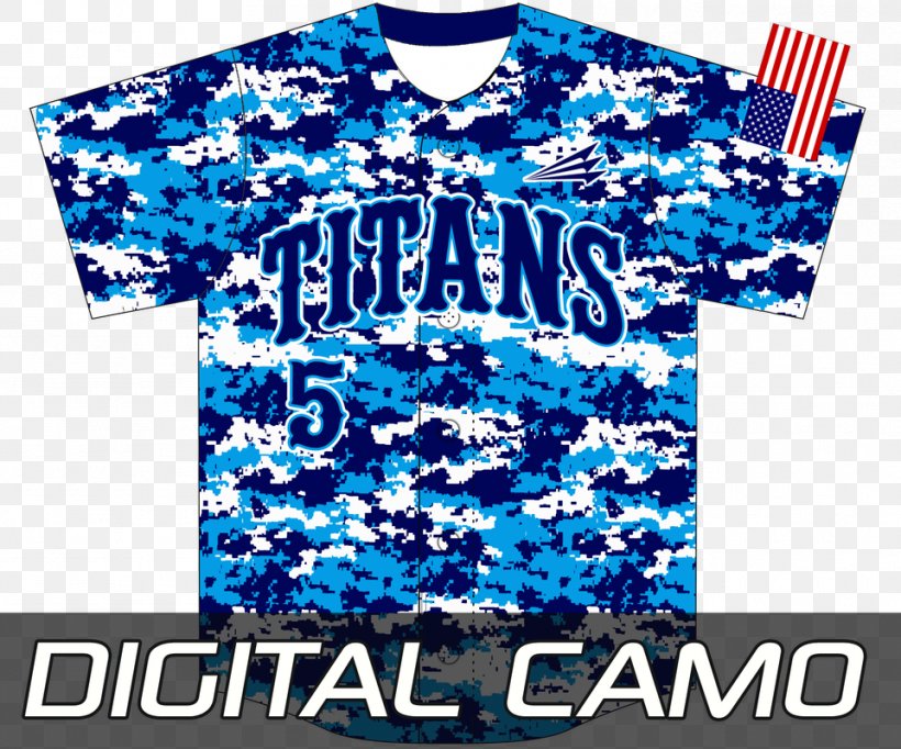 Jersey T-shirt Sleeve Baseball Uniform Camouflage, PNG, 961x800px, Jersey, Active Shirt, Baseball, Baseball Uniform, Blue Download Free