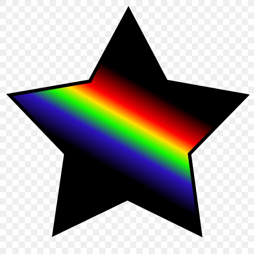 Star Rainbow, PNG, 1024x1024px, Star, Color, Line Art, Public Domain, Rainbow Download Free