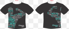 Gym T-shirt Design - Long-sleeved T-shirt Polo Shirt Long-sleeved T-shirt PNG