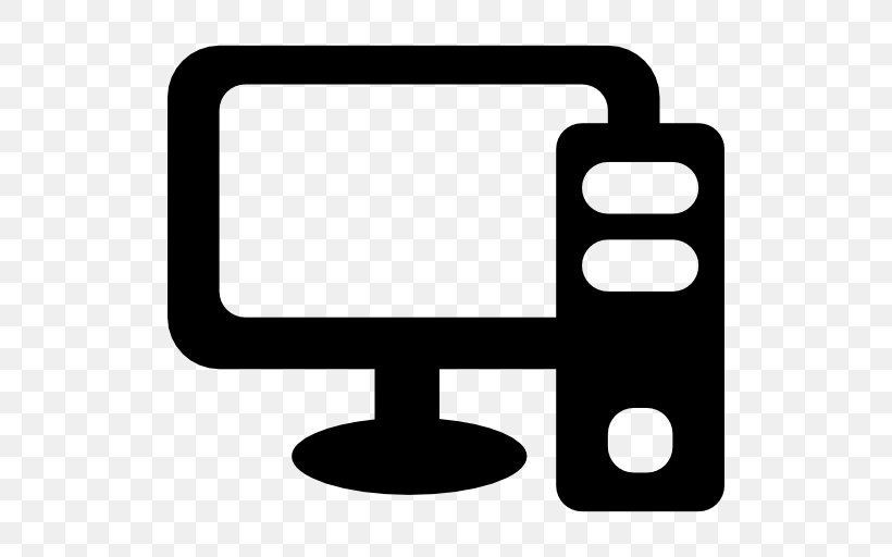Computer Cases & Housings Personal Computer Computer Monitors Logo, PNG, 512x512px, Computer Cases Housings, Area, Artwork, Black And White, Computer Monitors Download Free