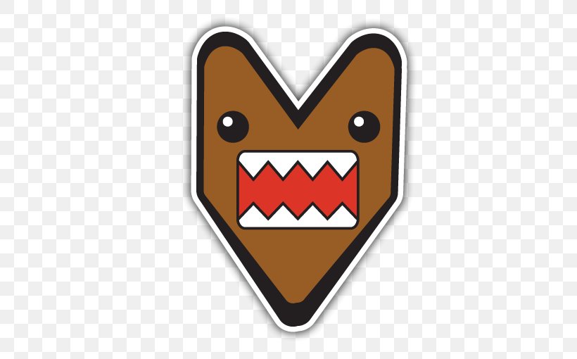 Domo Sticker Car Adhesive Tape Decal, PNG, 510x510px, Watercolor, Cartoon, Flower, Frame, Heart Download Free