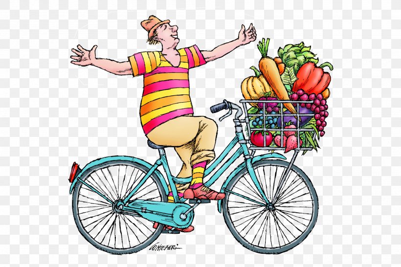 Food Nutrient Health Nutraceutical Drawing, PNG, 2000x1333px, Food, Bicycle, Bicycle Accessory, Bicycle Basket, Bicycle Frame Download Free