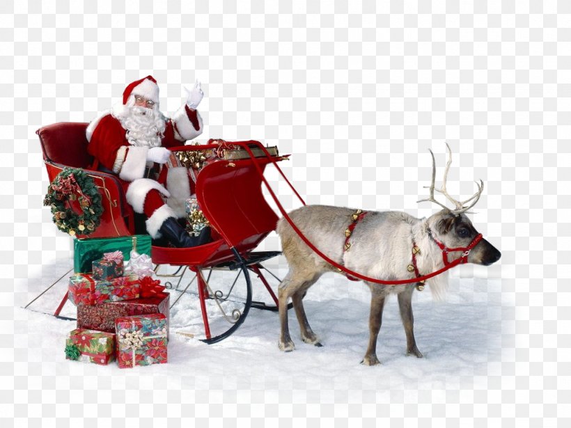 Santa Claus Reindeer Ded Moroz Christmas Ornament, PNG, 1024x768px, Santa Claus, Arrenslee, Cart, Chariot, Child Download Free