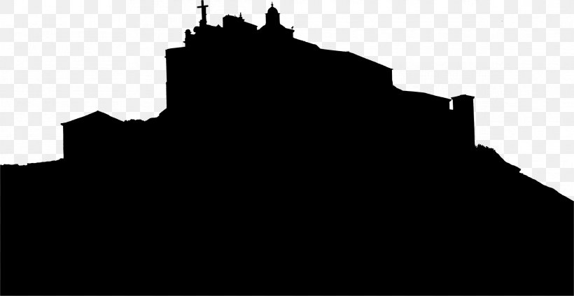 Silhouette Photography Clip Art, PNG, 2330x1204px, Silhouette, Black, Black And White, Castle, Convent Download Free