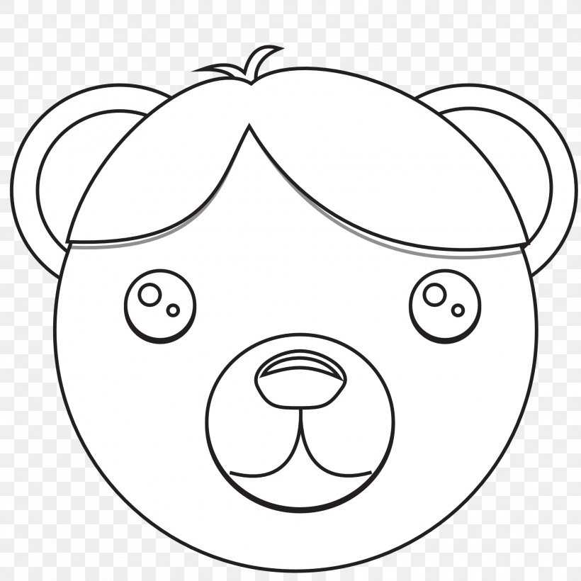 Snout White Circle Headgear Clip Art, PNG, 1969x1969px, Snout, Area, Black, Black And White, Drawing Download Free