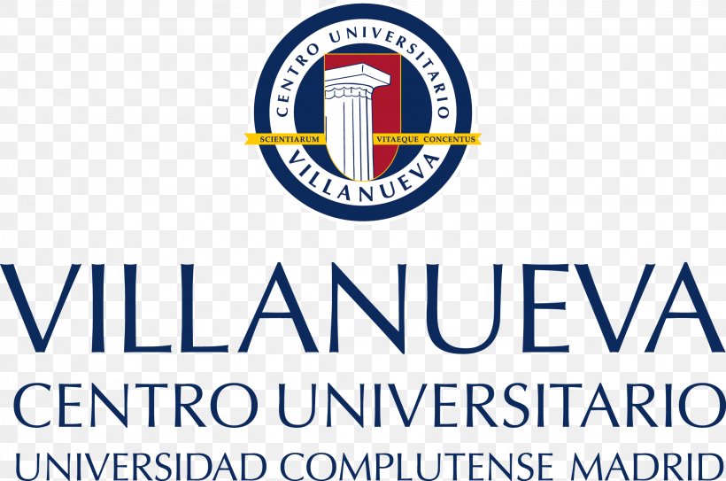 Logo Universidad Complutense De Madrid-Centro Universitario Villanueva Organization Brand University, PNG, 2246x1490px, Logo, Area, Auditorium, Blue, Brand Download Free