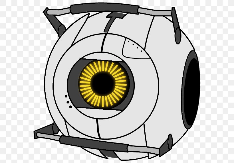 Portal 2 The Orange Box Half-Life 2: Episode Three, PNG, 613x572px, Portal 2, Art, Eye, Glados, Halflife Download Free