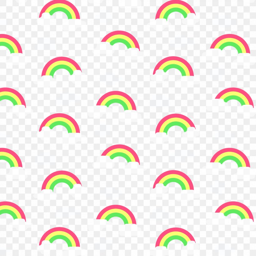 Vector Rainbow Patterns, PNG, 2100x2100px, Area, Clip Art, Green, Pattern, Pink Download Free