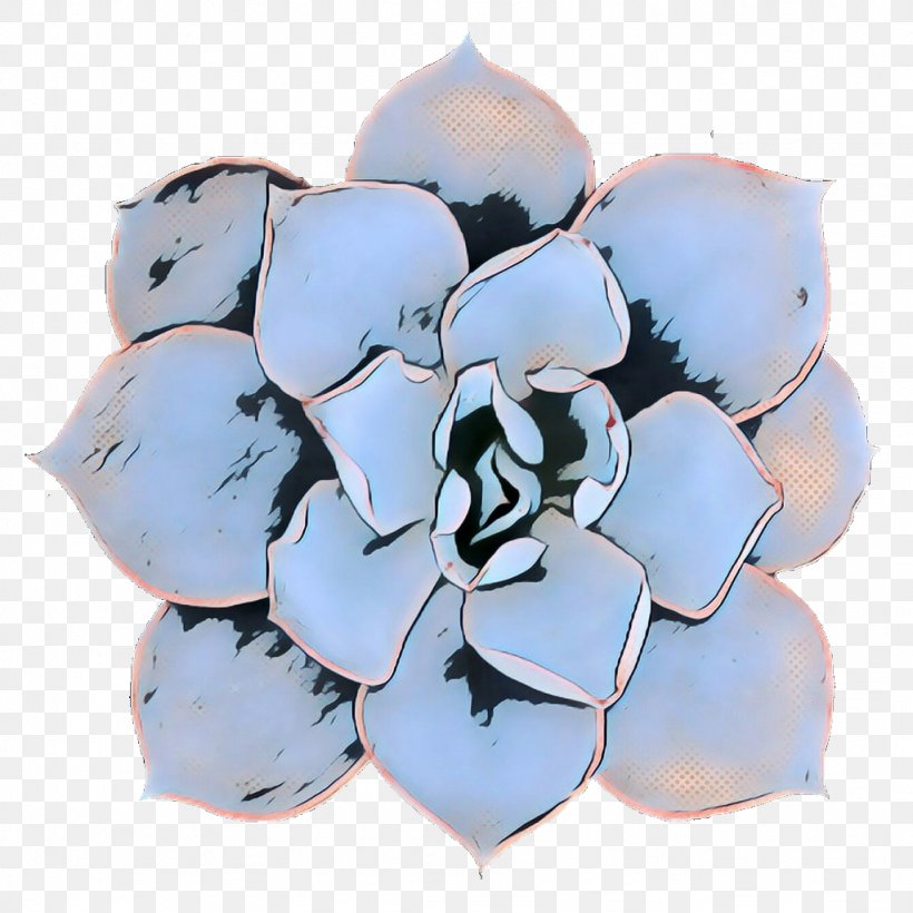 Blue White Leaf Petal Plant, PNG, 1024x1024px, Pop Art, Blue, Brooch, Flower, Hydrangea Download Free