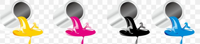 CMYK Color Model Paint Bucket, PNG, 2596x583px, Color, Audio, Audio Equipment, Brush, Bucket Download Free