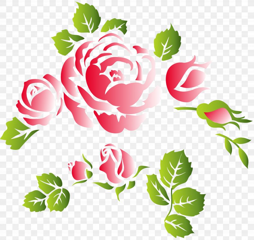 Flower Ornament Rose Clip Art, PNG, 8000x7536px, Flower, Art, Branch, Cut Flowers, Decorative Arts Download Free