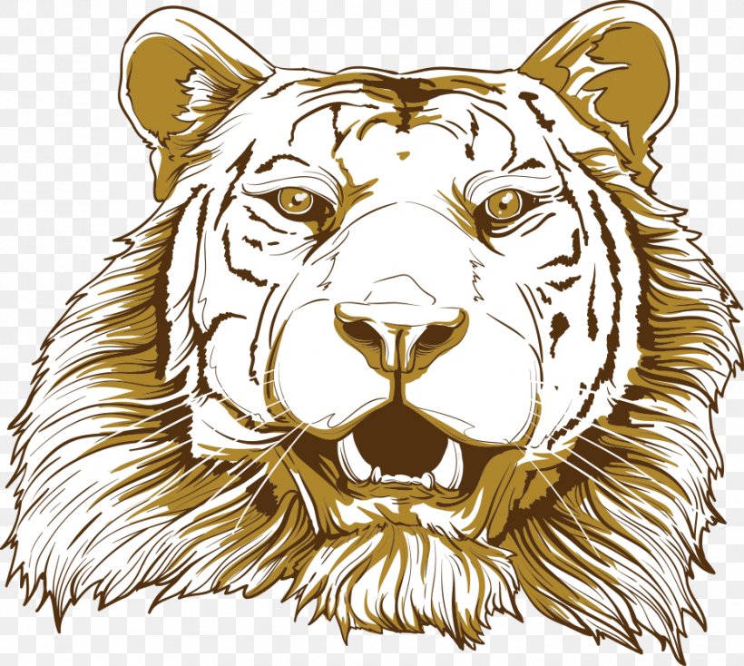 Tiger Big Cat Illustration, PNG, 929x832px, Tiger, Animal, Animation, Art, Big Cat Download Free