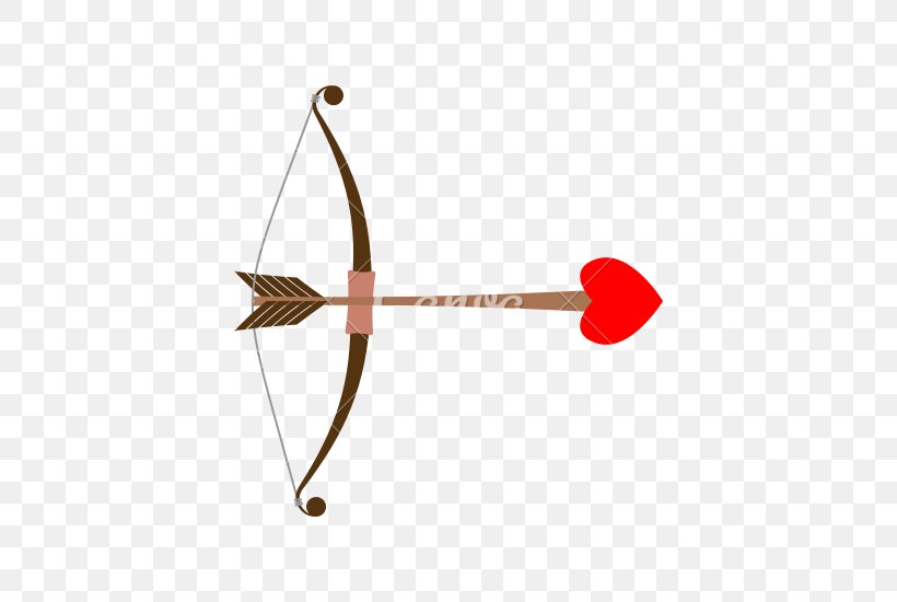 Bow And Arrow Valentine's Day Cupid, PNG, 550x550px, Bow And Arrow, Archery, Bow, Cold Weapon, Cupid Download Free