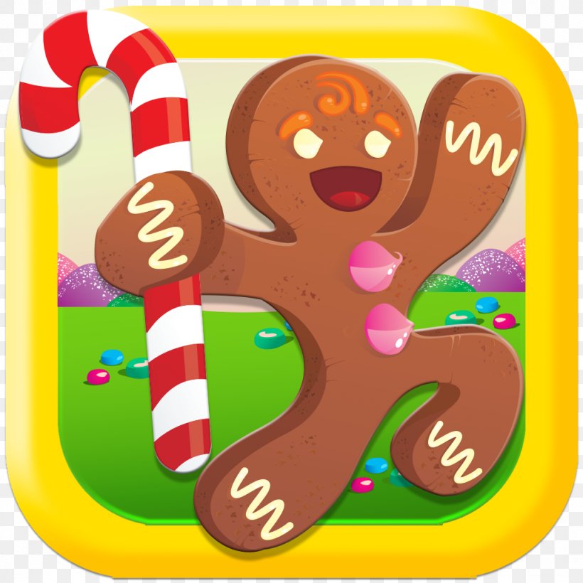 Gingerbread Man Food Ice Cream Biscuits, PNG, 1024x1024px, Gingerbread Man, App Store, Baby Toys, Biscuits, Confectionery Download Free