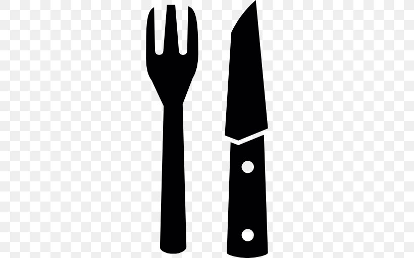 Knife Fork Kitchen Utensil Spoon Tool, PNG, 512x512px, Knife, Black And White, Cutlery, Fork, Kitchen Utensil Download Free