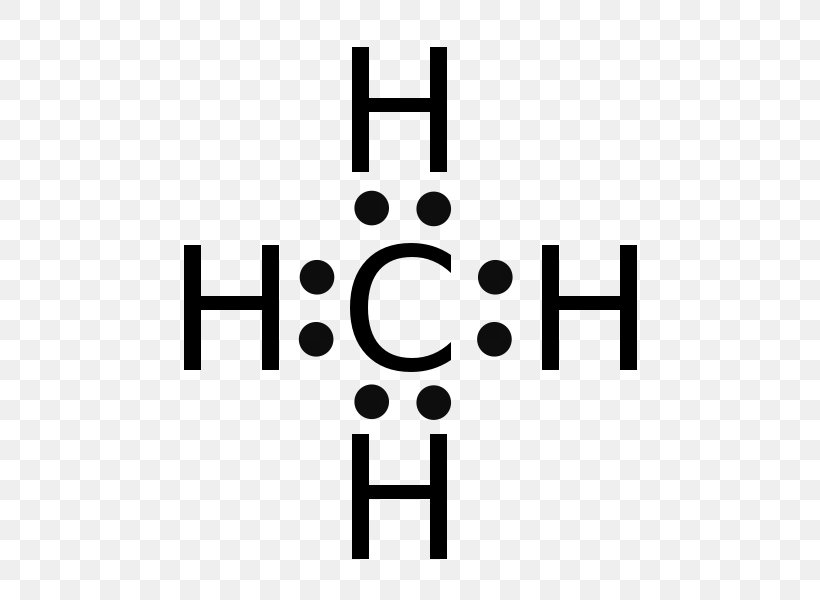 Lewis Structure Methane Chemical Bond Valence Electron Molecular Geometry, PNG, 600x600px, Lewis Structure, Acetylene, Area, Atom, Black And White Download Free