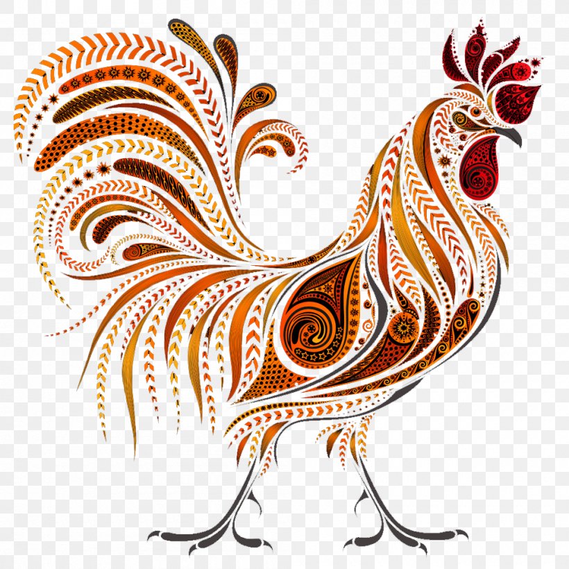 Rooster Chicken Calendar Show Me A Sane Man And I Will Cure Him For You. Illustration, PNG, 1000x1000px, 2017, Rooster, Art, Beak, Bird Download Free