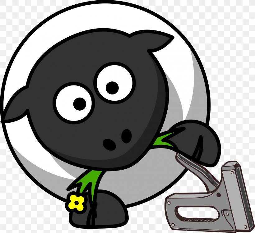 Sheep Cartoon Clip Art, PNG, 2400x2197px, Sheep, Agriculture, Artwork, Black, Cartoon Download Free