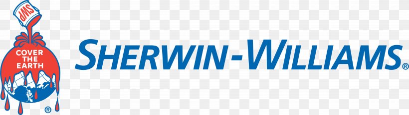 Sherwin-Williams Paint Store Logo Company, PNG, 5000x1417px, Sherwinwilliams, Blue, Bottle, Brand, Coating Download Free
